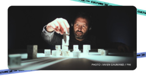 Exposition Composition des artistes Vincent Morisset, Caroline Robert, Édouard Lanctôt-Benoit et Vlooper.
